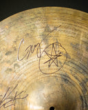 ** Sold Out** Signed Sabian 22" AA Apollo Ride Cymbal (cracked on tour)