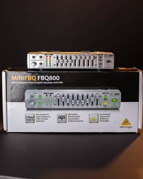 Behringer FBQ800 グラフィックイコライザー behringer-fbq800-