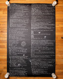 **SOLD OUT**"All the Things I Was" video handwritten sheet (41.5" x 63")