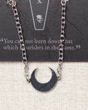 Frayle Small Crescent Moon Necklace