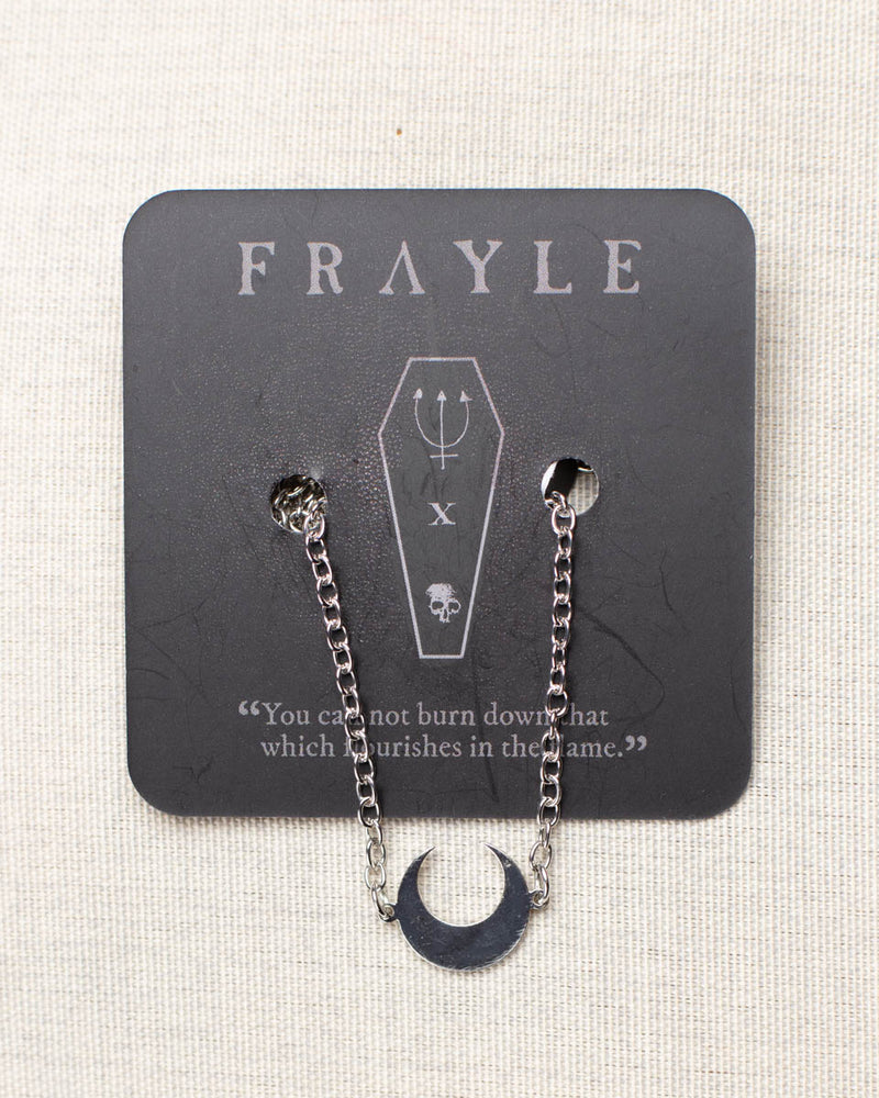 Frayle Small Crescent Moon Necklace