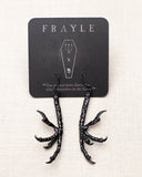 Frayle Black Raven's Claw Earrings