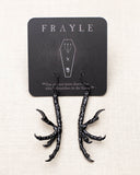 Frayle Black Raven's Claw Earrings