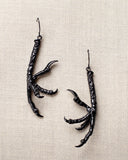 Frayle Black Raven's Claw Earrings