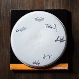 Signed Drum Head Used in the recording of "Heretics & Lullabies"