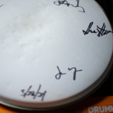 Signed Drum Head Used in the recording of "Heretics & Lullabies"