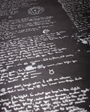 "All the Things I Was" video handwritten sheet (41.5" x 63")